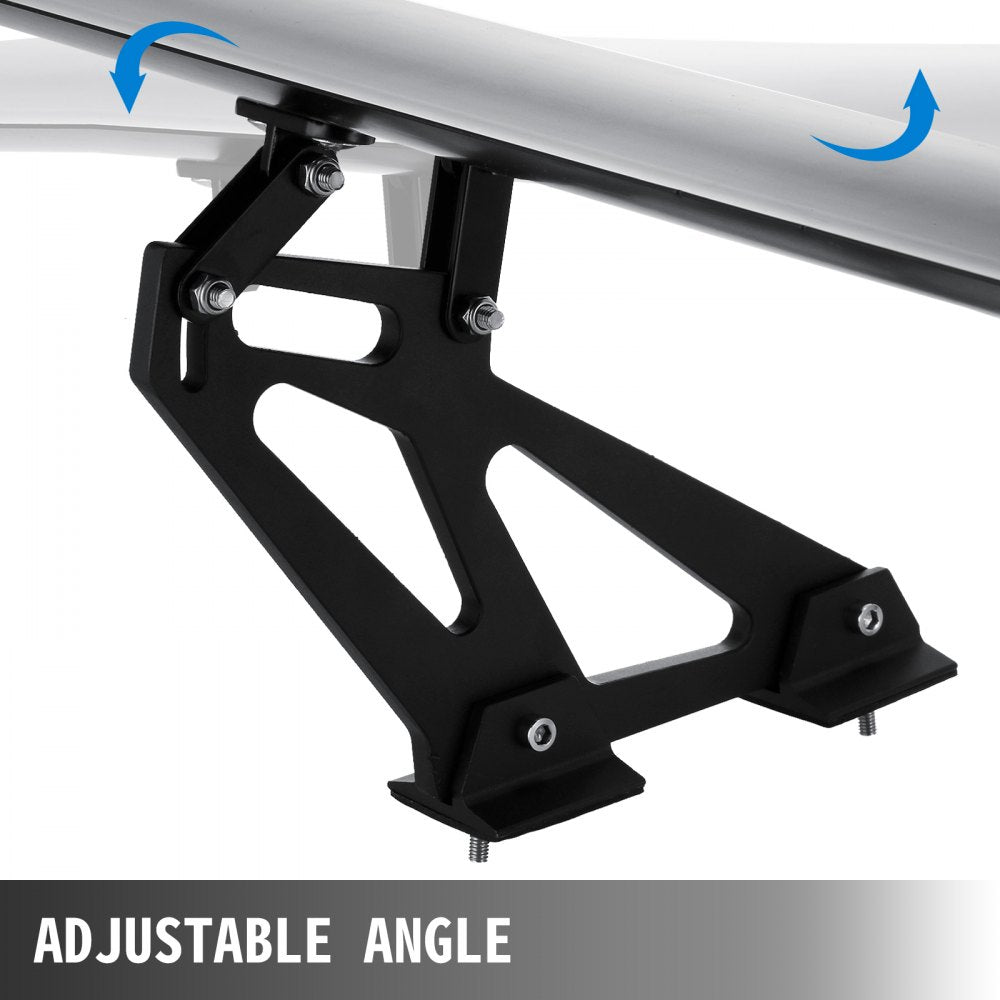 VEVOR Single Deck GT Wing Car Spoiler Adjustable Universal 43.3inch Lightweight Aluminum Car Rear Spoiler Wing,Racing Spoiler BGW/JDM Drift 