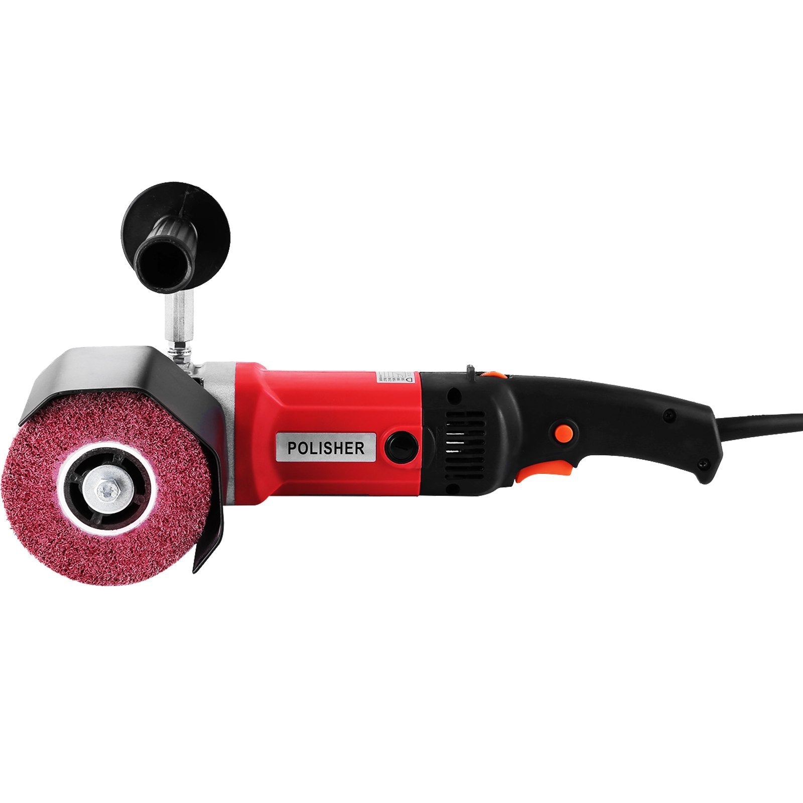 VEVOR 1200W Burnishing Polishing Machine 500-3000 RPM Handle Polishing Machine 110V Wheel Polisher Sander Wire Drawing Machine with 1 Wheel (1200W) 