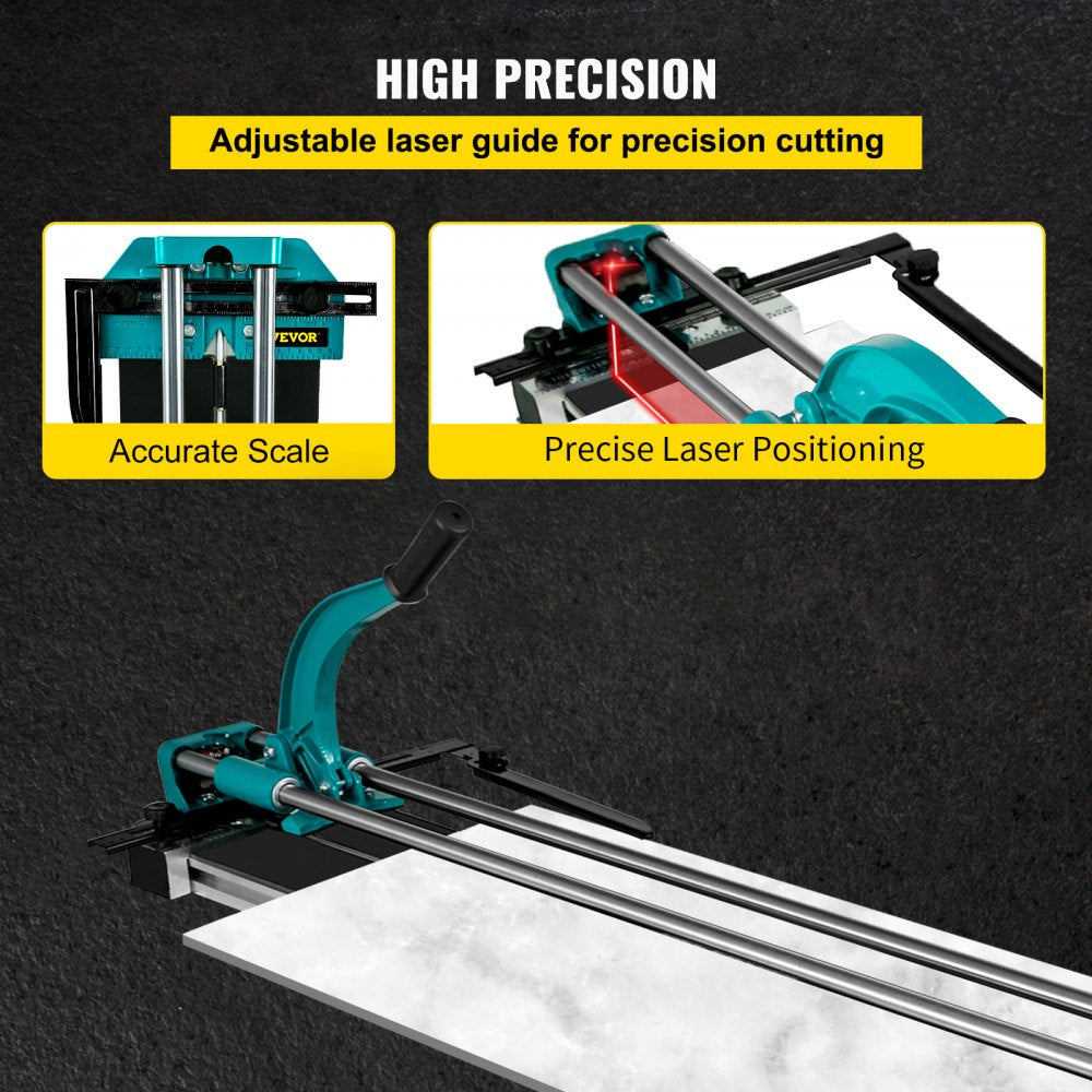 VEVOR Manual Tile Cutter 47 Inch Tile Cutter Machine for Large Tiles Handyman Ceramic Adjustable Professional Manual Tile Cutter Hand Tool (47 Inch) 