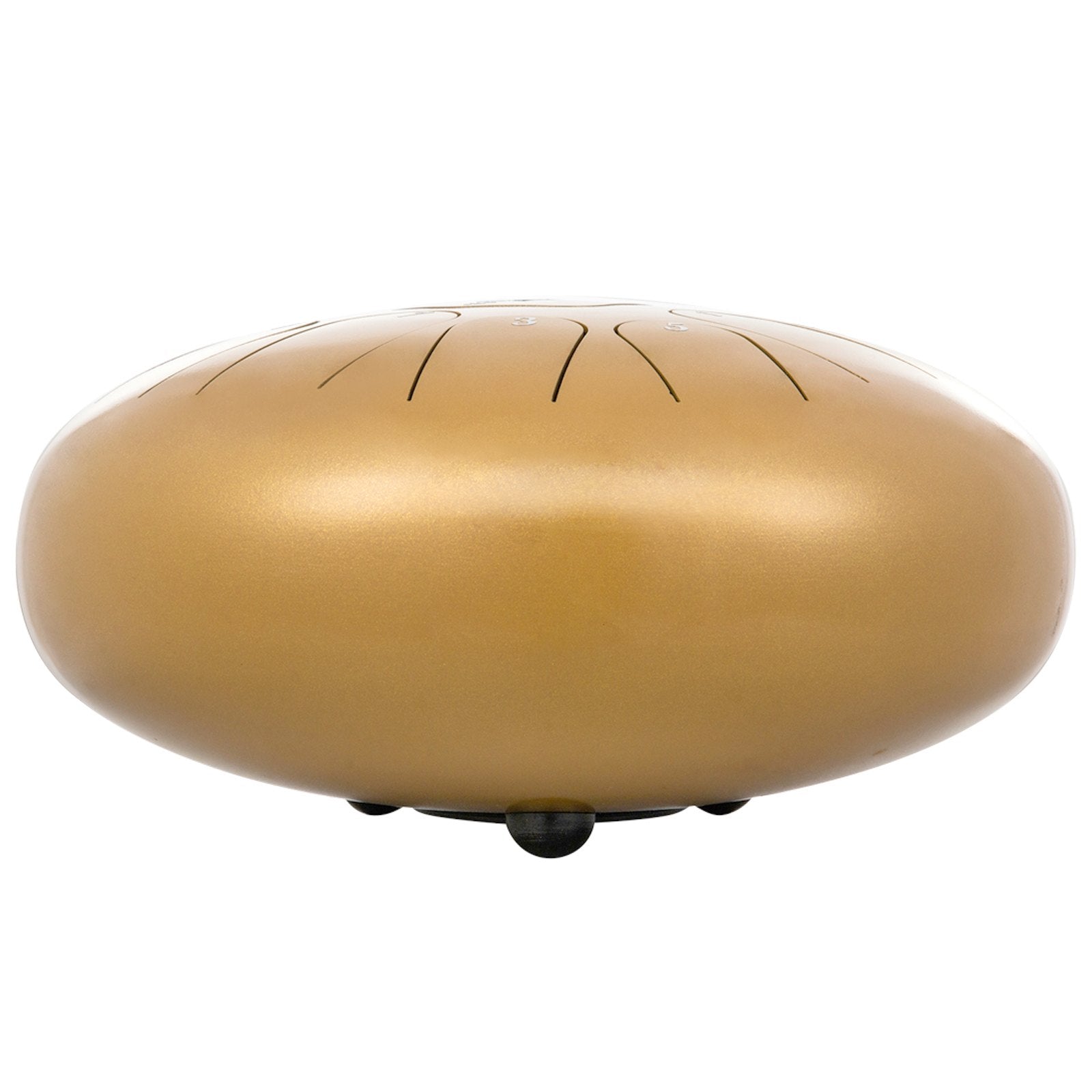 VEVOR Steel Drum 13 Notes Percussion Instrument 12 Inches Tongue Drum, Steel Tongue Drum, Steel Drums Instruments With Bag, Book, Mallets, Mallet Bracket, Hang Pan Drum Instrument, Golden 