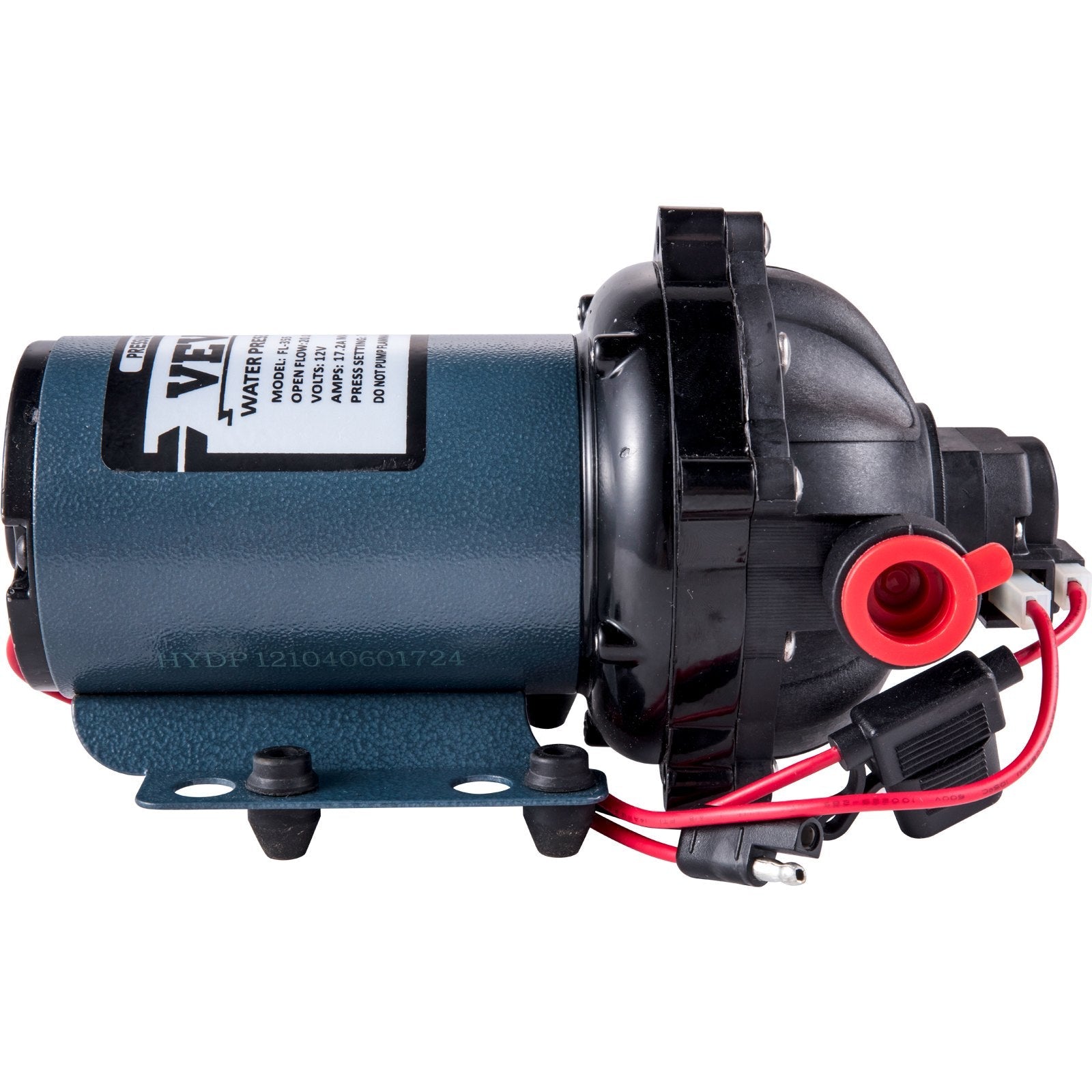 VEVOR RV Water Pump 5.3 GPM 5.5 Gallons Per Minute 12V Water Pump Automatic 70 PSI Diaphragm Pump with 25 Foot Coiled Hose Washdown Pumps for Boats Caravan Rv Marine Yacht 