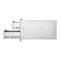VEVOR Outdoor Kitchen Drawers 14W x 14.3H x 23D Inch, Flush Mount Double BBQ Drawers Stainless Steel with Handle, BBQ Island Drawers for Outdoor Kitchens or Grill Station