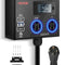 VEVOR NEMA Splitter for Dryer and EV NEMA 14-50P 2x 14-50R 3.4'' LCD Screen ETL