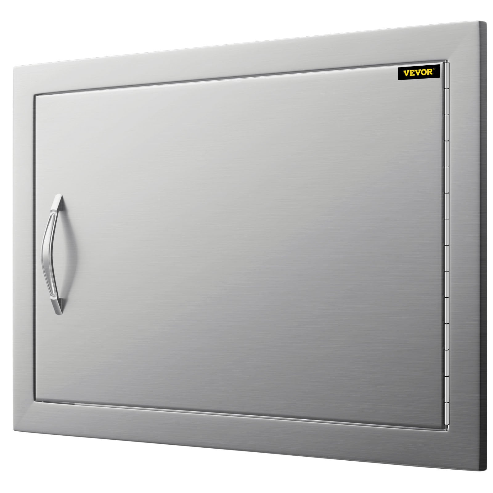 VEVOR BBQ Access Door 24W x 17H Inch, Horizontal Single BBQ Door Stainless Steel, Outdoor Kitchen Doors for BBQ Island, Grill Station, Outside Cabinet 