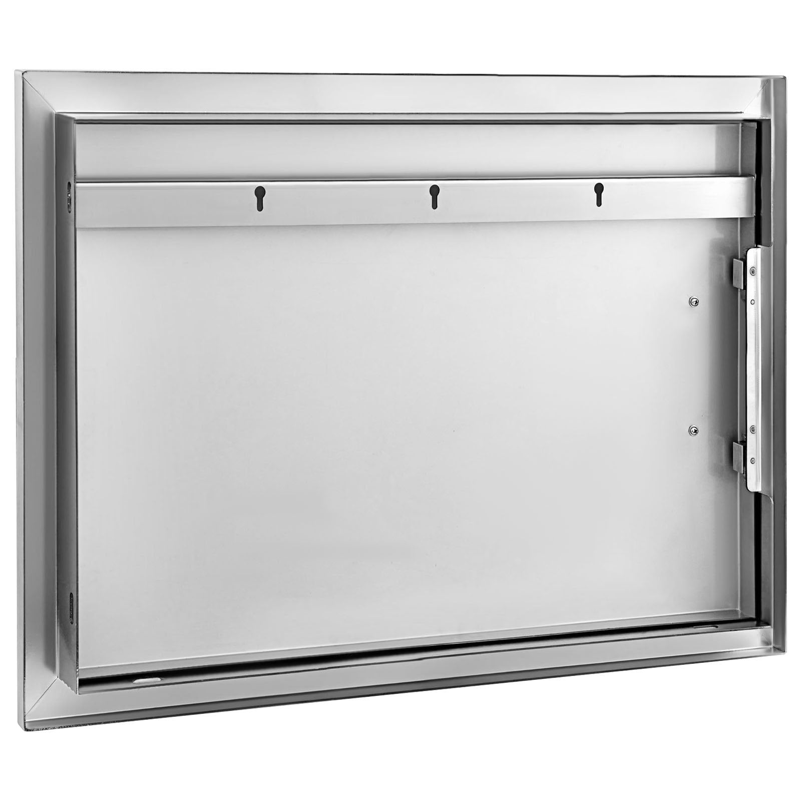 VEVOR BBQ Access Door 24W x 17H Inch, Horizontal Single BBQ Door Stainless Steel, Outdoor Kitchen Doors for BBQ Island, Grill Station, Outside Cabinet 
