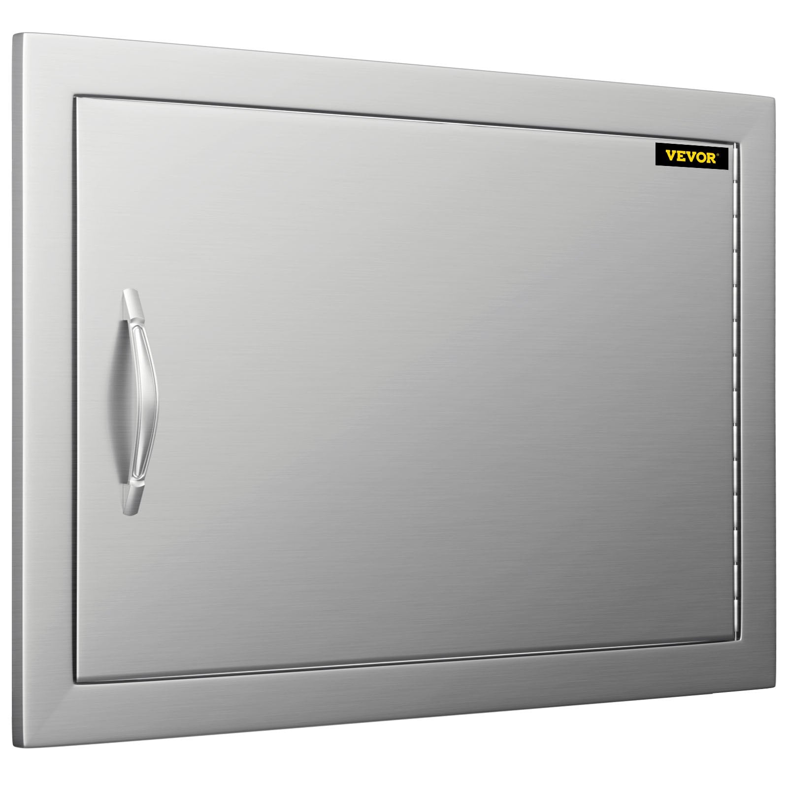 VEVOR BBQ Access Door 24W x 17H Inch, Horizontal Single BBQ Door Stainless Steel, Outdoor Kitchen Doors for BBQ Island, Grill Station, Outside Cabinet 