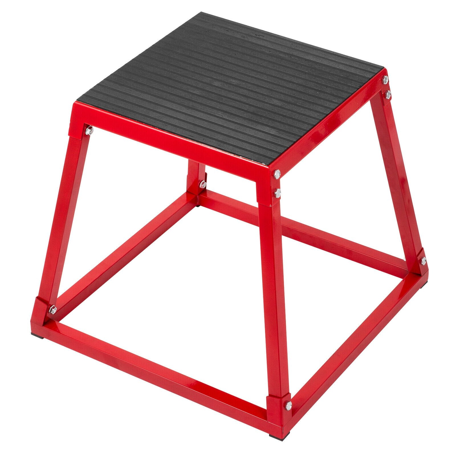 VEVOR Plyometric Box Set?18 Inch Plyometric Platform and Jumping Agility Box Set,Red Plyometric Platform ,for Jump Exercise Fit Training & Crossfit & Conditioning 