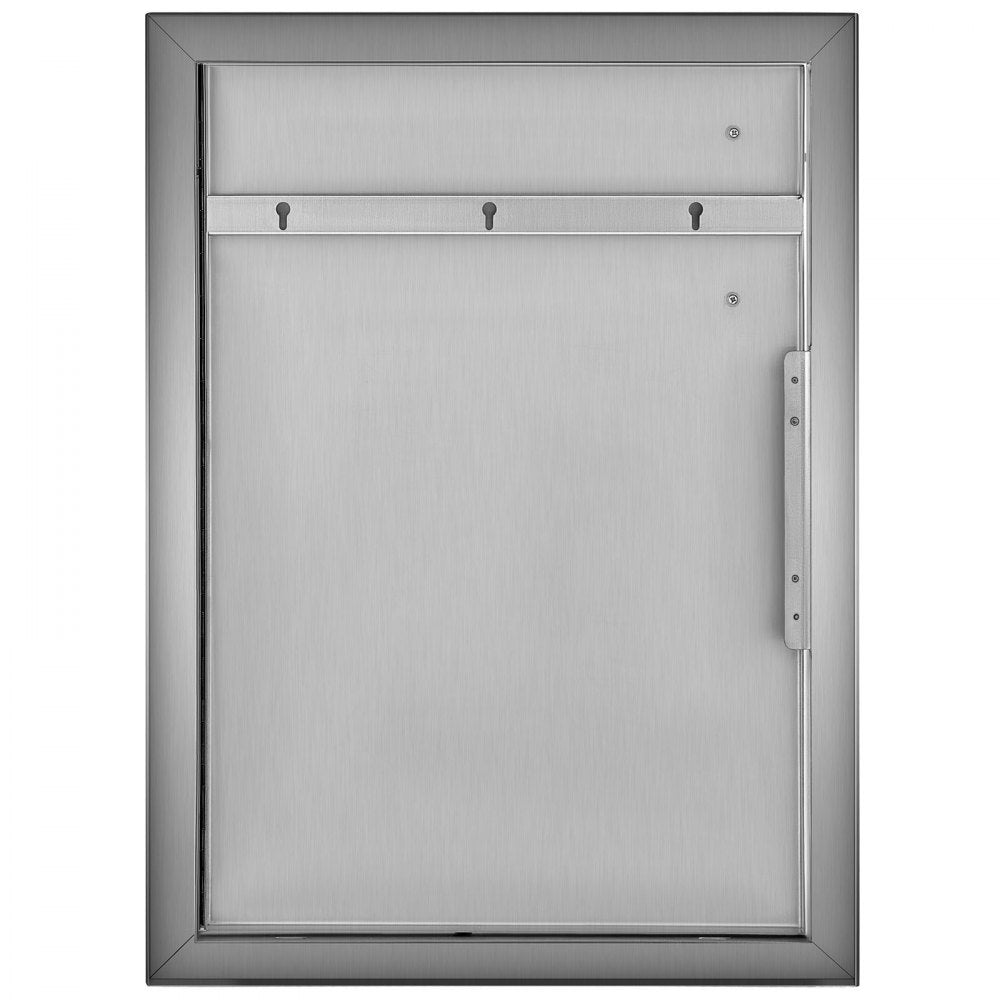 VEVOR Right Hinged Single Access Door 16 x 22 Inch Vertical Island Door Stainless Steel Access Door Flush Mount for Outdoor Kitchen 