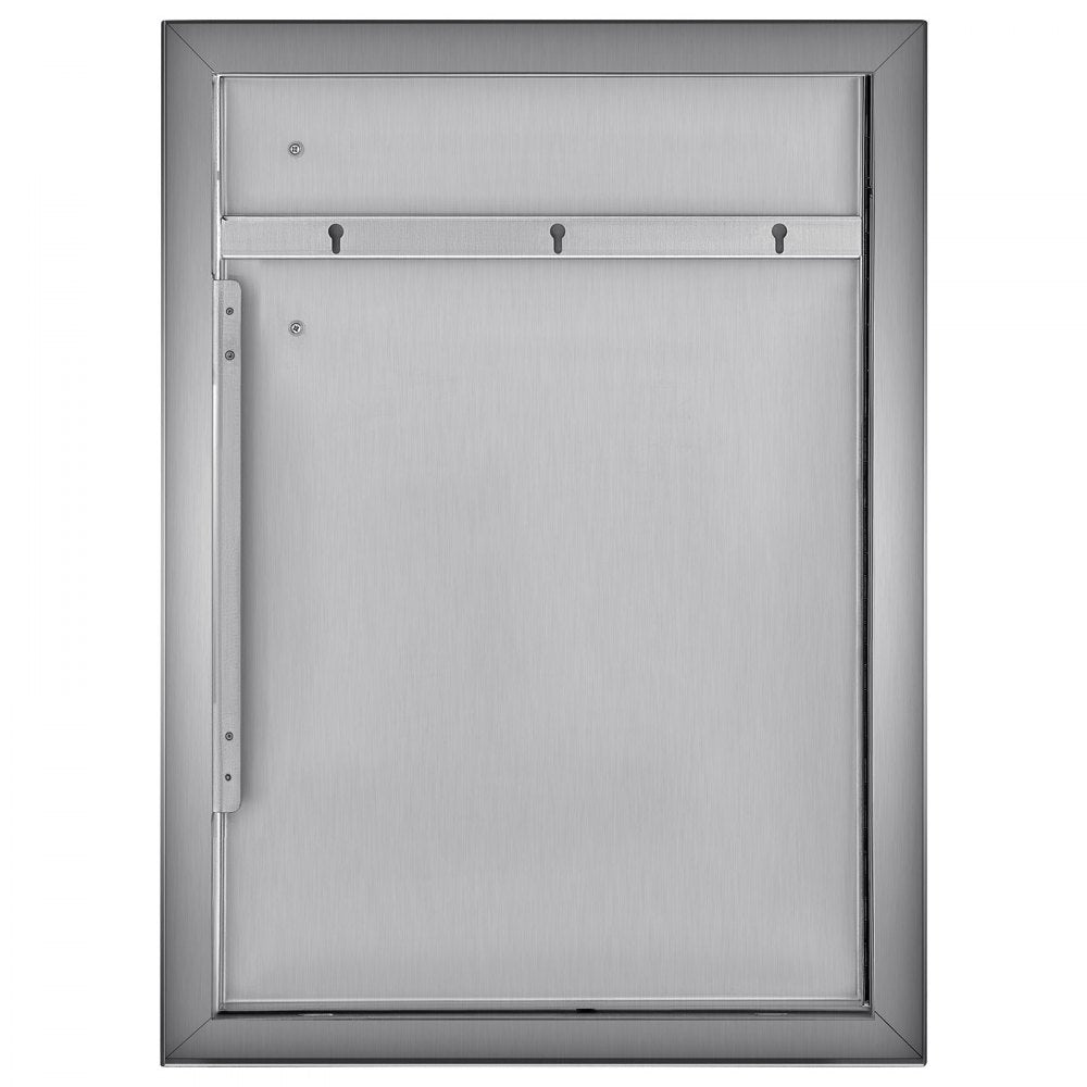 VEVOR BBQ Access Door 16 x 22 Inch Vertical Outdoor Kitchen Door Left Hinged Stainless Steel Access Door for Outdoor Kitchen 