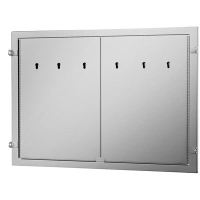 Bbq19"x28"/48x71cm Access Double Walled Door Stainless Doors Vertical Outdoor 