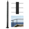 VEVRO Cable Railing Post 42x1x2 Inch with L-Shaped Holes 1JZLGZXHS10607YXO001V0