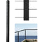 VEVRO Cable Railing Post 42x2x2 Inch with L-Shaped Holes 1JZLGZXHS1065S1EW001V0