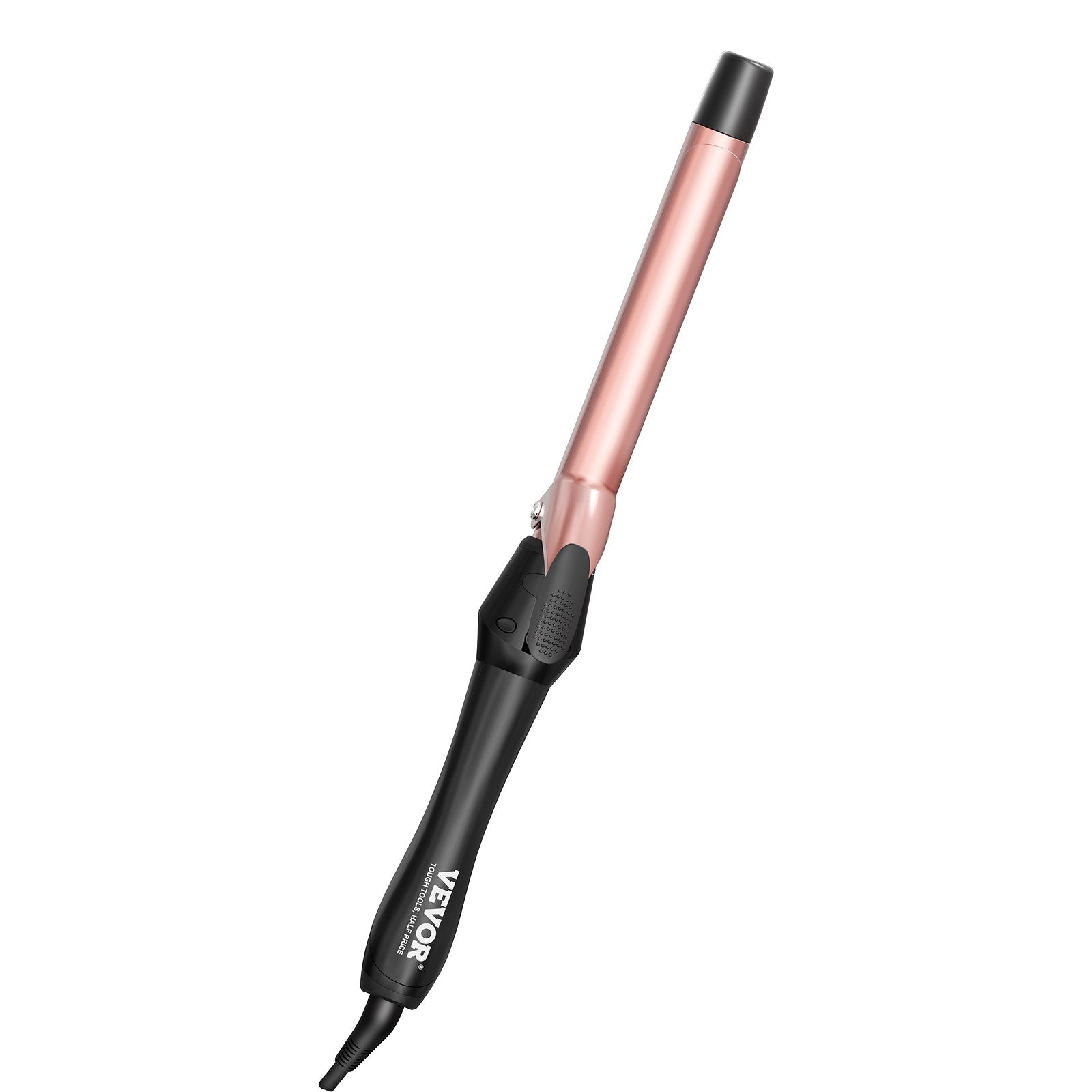 VEVOR 1-Inch Curling Iron Ceramic Hair Curling Wand for All Hair Types Rose Gold 