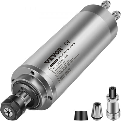 VEVOR Spindle Motor 2.2KW Water Cooled CNC Spindle Motor 2HP ER20 CNC Milling Motor 8000-24000 R/min for PCB Milling Machine 
