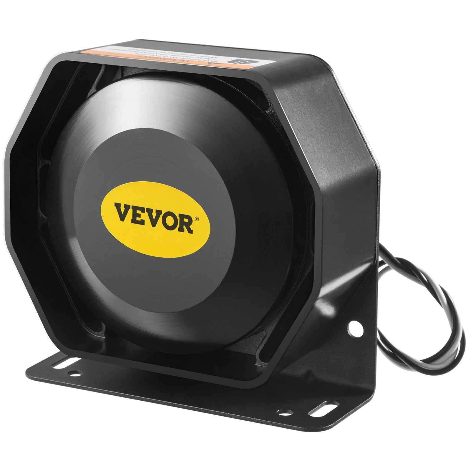 VEVOR Siren Bundle 8 Tones Emergency Warning Siren, 200W, with PA Speaker MIC System Vehicle Siren Box Fit for Police, Ambulance, Fire Fighting and Engineer Vehicles 