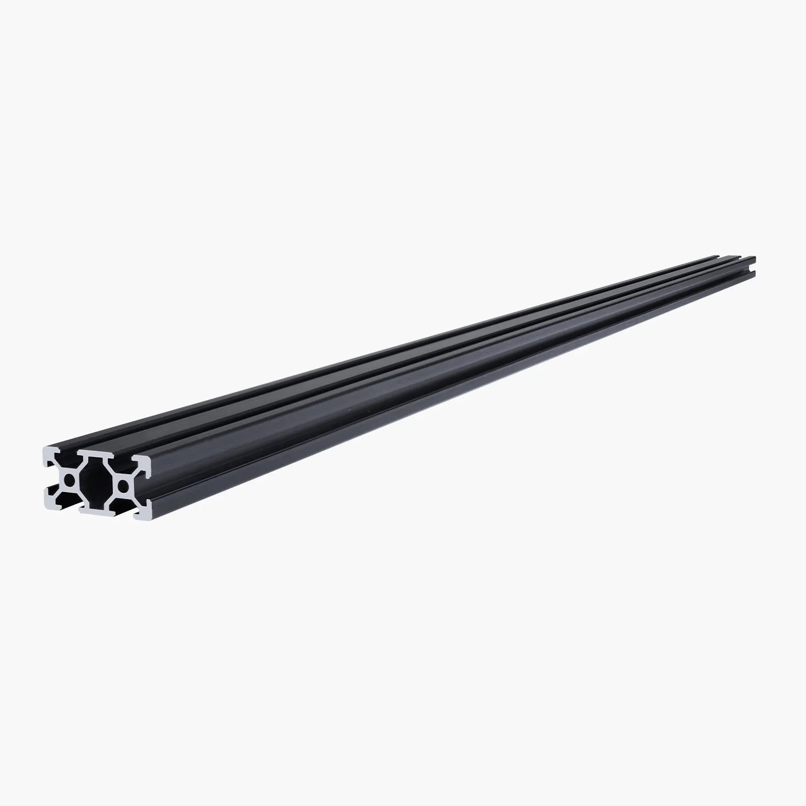 VEVOR 5PCS 2040 Aluminum Extrusion Profile 47.2" (1200mm) T-Slot Linear Rails, European Standard Anodized 6063-T5 Aluminum for CNC Machines, 3D Printers, Laser Engravers & DIY Projects - Black