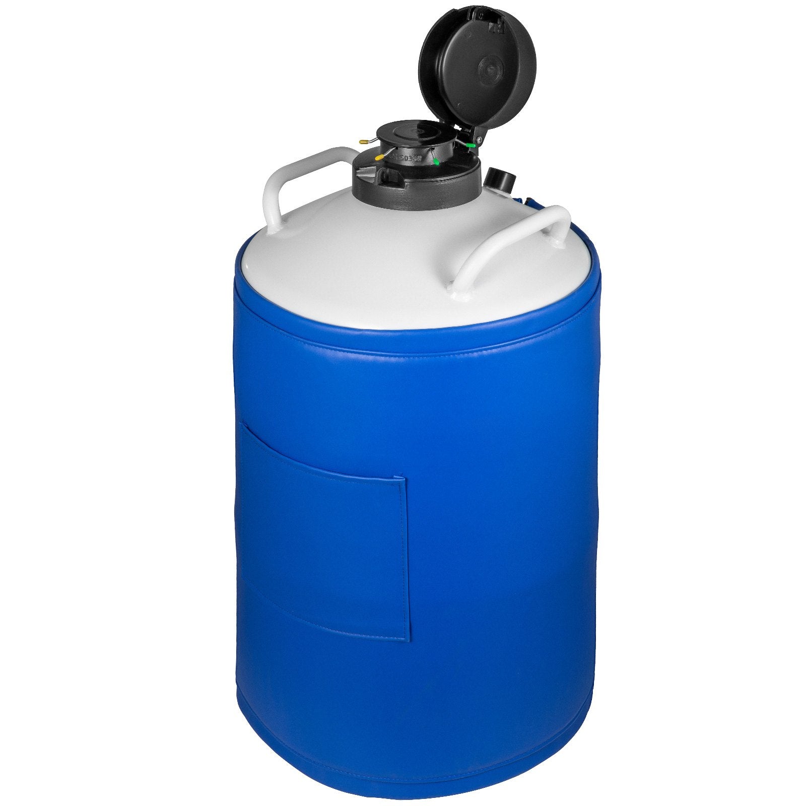 20L Liquid Nitrogen Storage Tank Static Cryogenic Container with 6 Canisters 