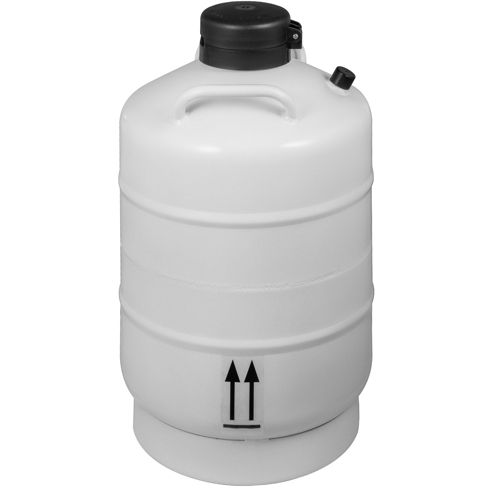 20L Liquid Nitrogen Storage Tank Static Cryogenic Container with 6 Canisters 