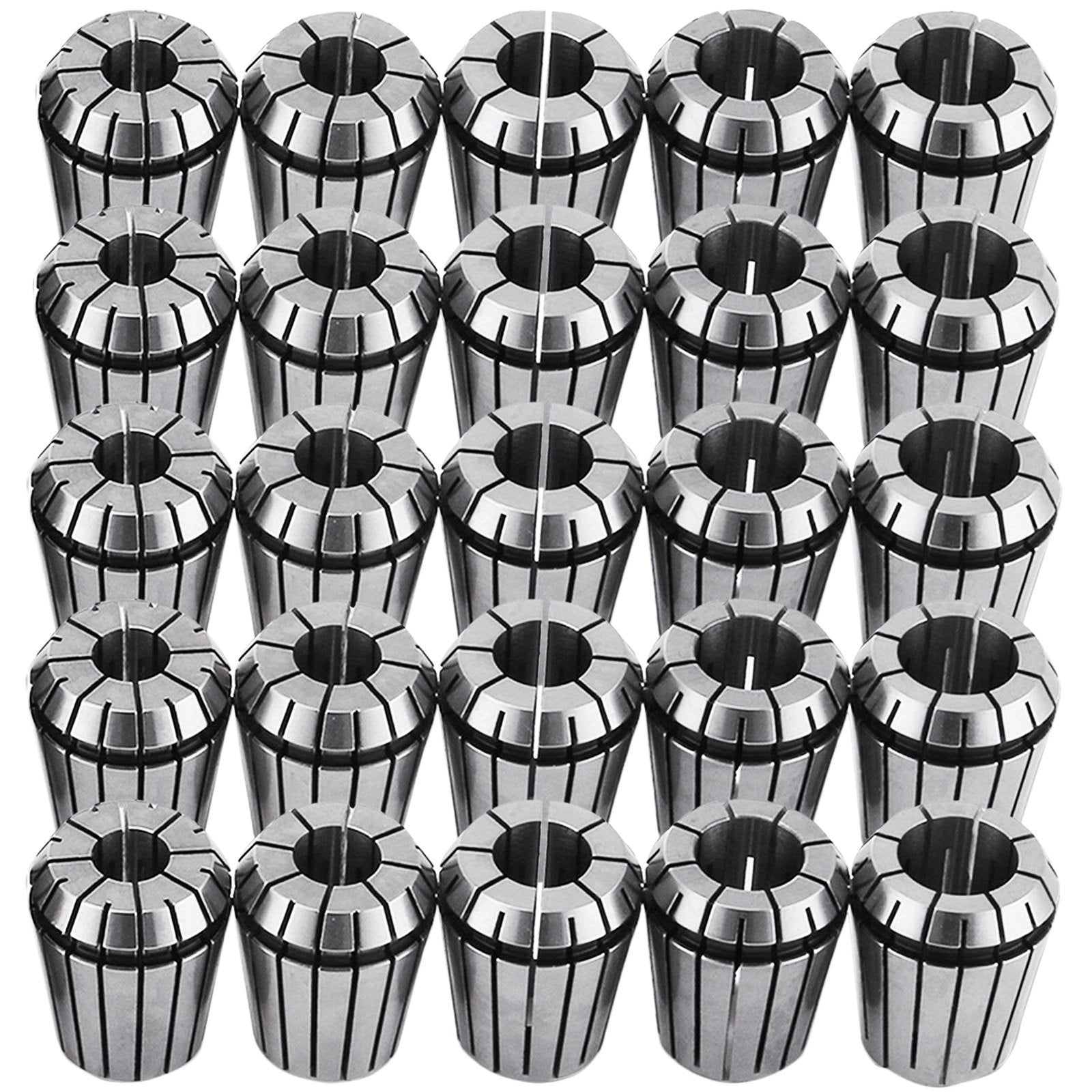 VEVOR 25 Pcs Collet Set ER32 Collet Chuck 1/16 inch-3/4 inch Holder Spring Collet Set for CNC Engraving Machine & Milling Lathe Tool (ER32) 
