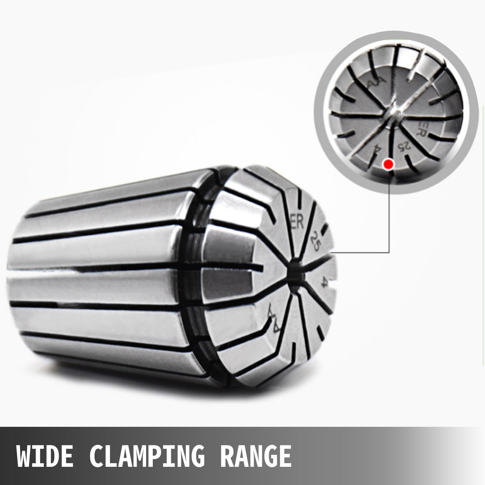 VEVOR 25 Pcs Collet Set ER32 Collet Chuck 1/16 inch-3/4 inch Holder Spring Collet Set for CNC Engraving Machine & Milling Lathe Tool (ER32) 