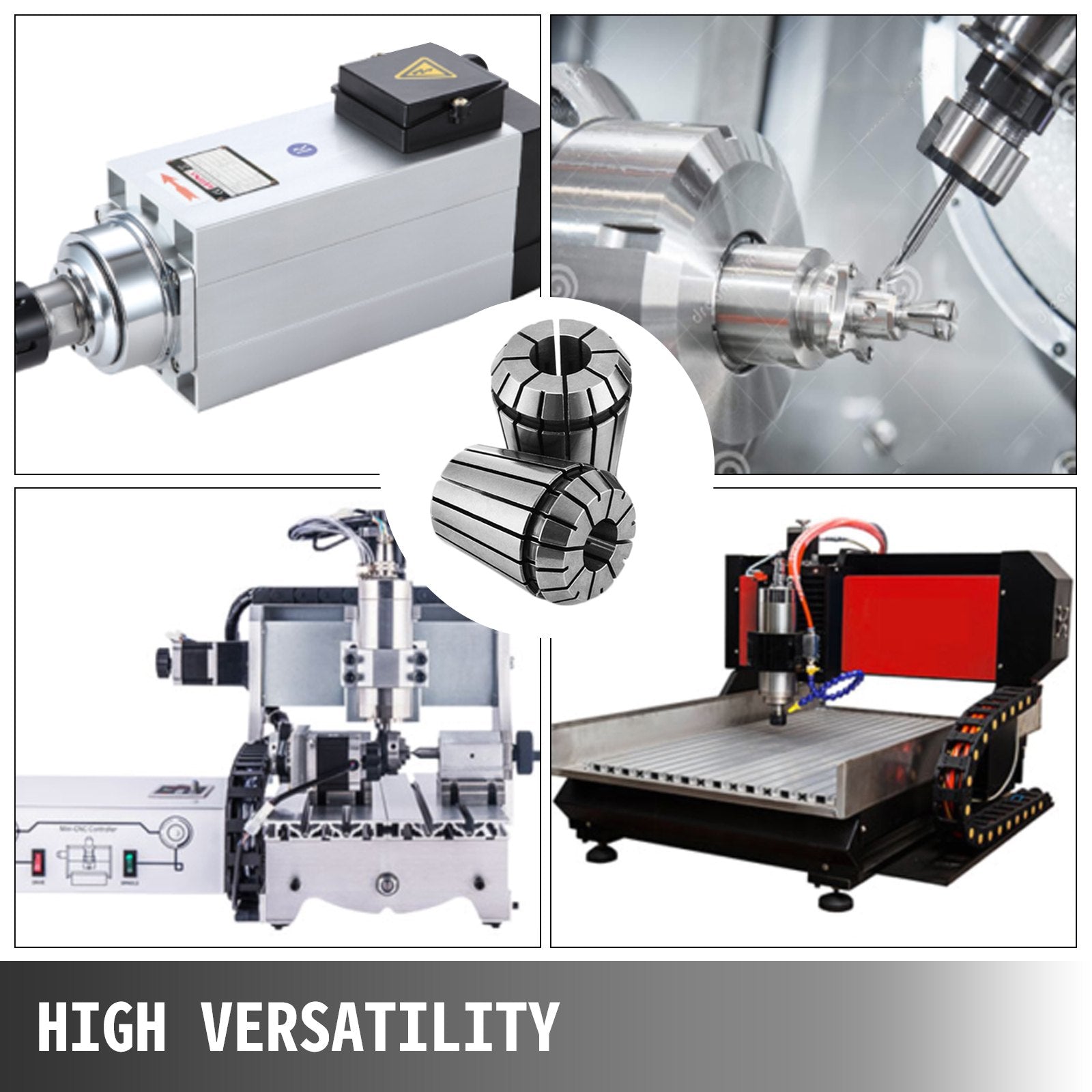 VEVOR 25 Pcs Collet Set ER32 Collet Chuck 1/16 inch-3/4 inch Holder Spring Collet Set for CNC Engraving Machine & Milling Lathe Tool (ER32) 