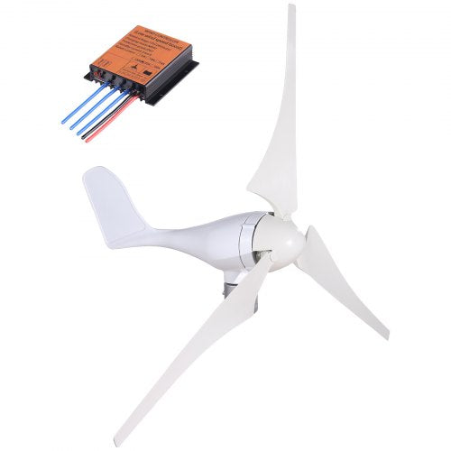 VEVOR Wind Turbine, 400W 12V Wind Turbine Generator Kit, 3 Blades Charge Controller Wind Turbine Generator, Wind Power Turbine Generator for Power Supplementation Marine RV Homes Industrial Energy