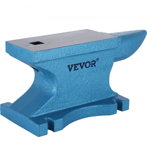 VEVOR Single Horn Anvil 55Lbs, Cast Iron Anvil Blacksmith Withstands Heavy Blows,Anvil Rugged Round Horn Anvil Blacksmith Jewelers Metalsmith Tool, for Sale Forge Tools and Equipment