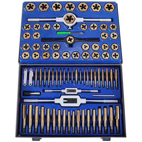 86pcs Tap And Die Combination Set Sae Finetungsten Steel Titanium Metric Tools