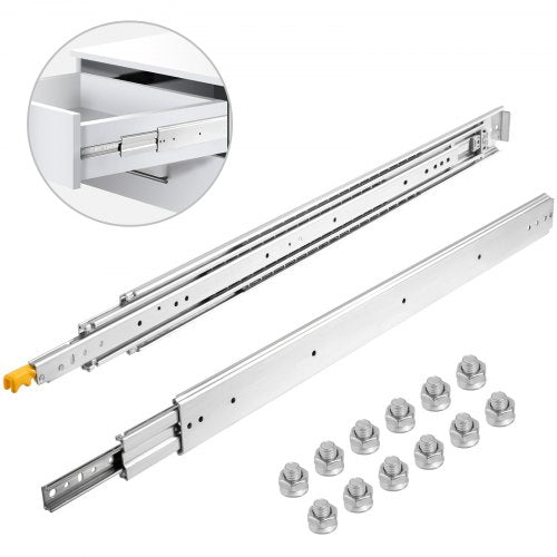 Heavy Duty Drawer Slides 500lbs Ball Bearing Drawer Slides 28inch Long with Lock