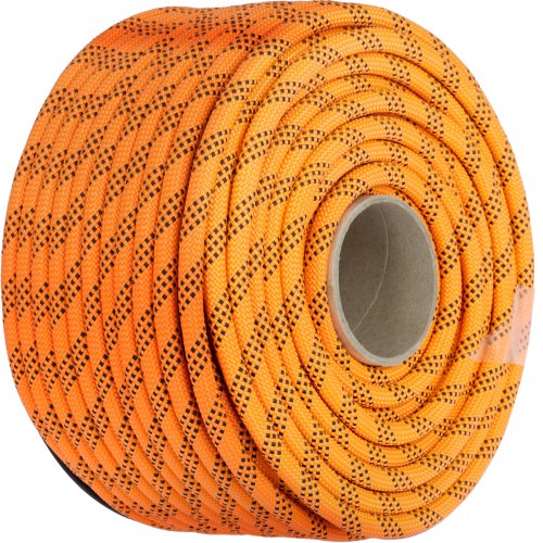 VEVOR 7/16 Inch Double Braid Polyester Rope 200 Feet Nylon Pulling Rope 880LB High Force Polyester Load Sailing Rope for Arborist Gardening Marine (7/16 Inch-200Feet)