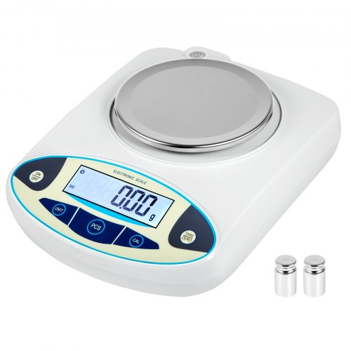 VEVOR Lab Scale Analytical Balance, 3000g x 0.01g Accuracy High Precision Lab Scale 13 Units Conversion Scientific Digital Laboratory Balance Scale for Lab, Jewelry, Industrial, Business(3000g, 0.01g)