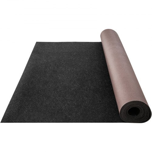 VEVOR Marine Carpet, 6 x 36 ft Charcoal Black Marine Grade Boat Carpet, Marine Carpeting with Soft Cut Pile and Water-Proof TPR Backing, Carpet Roll for Home, Patio, Porch, Deck