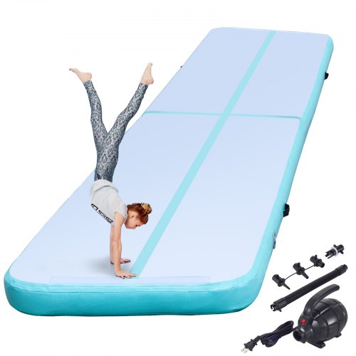 Air Track 16ft Airtrack Floor Home Tumbling Inflatable Gymnastics Yoga Mat Gym