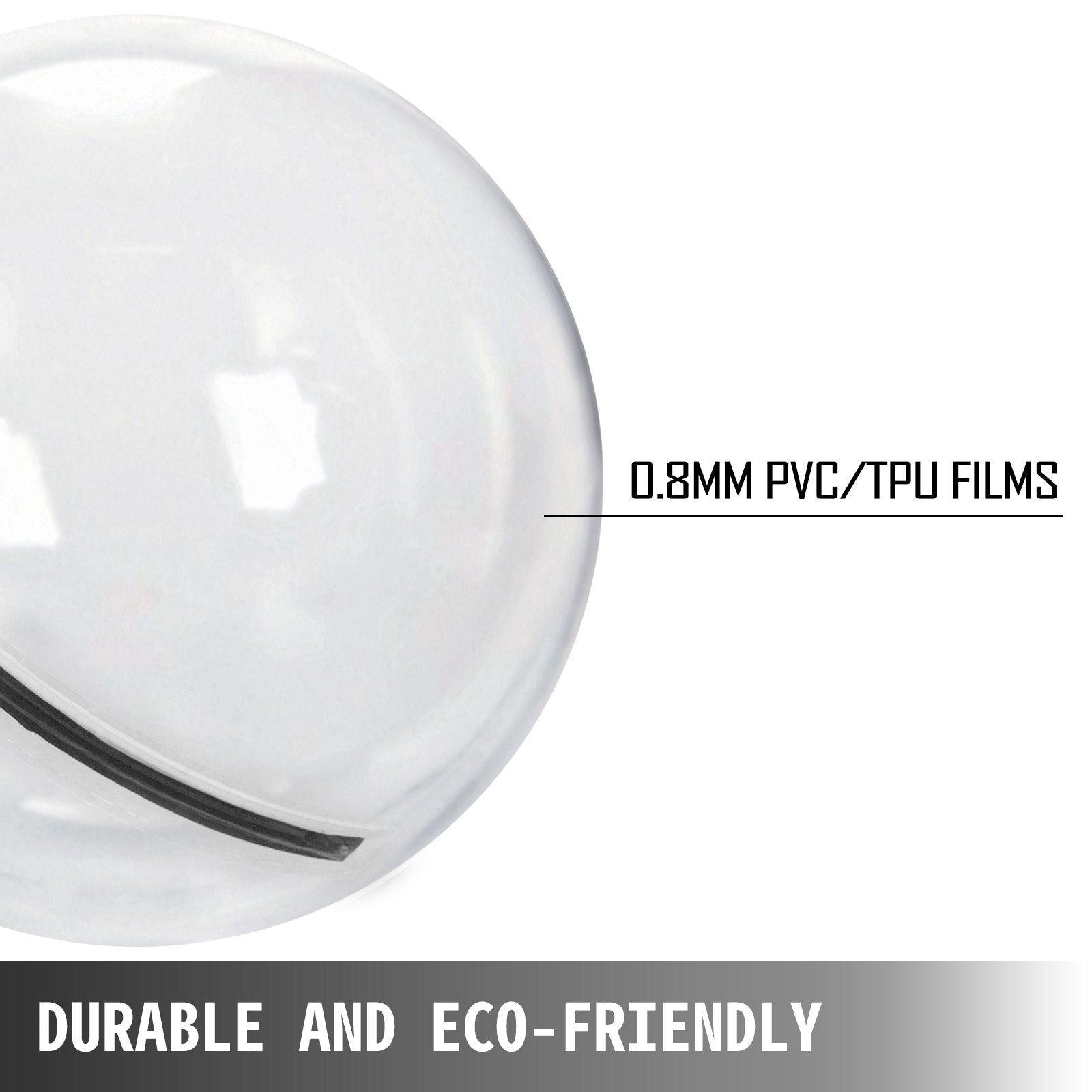 2M Walk on Water Walking Ball Roll Inflatable Zorb Ball w/ German Zipper PVC 