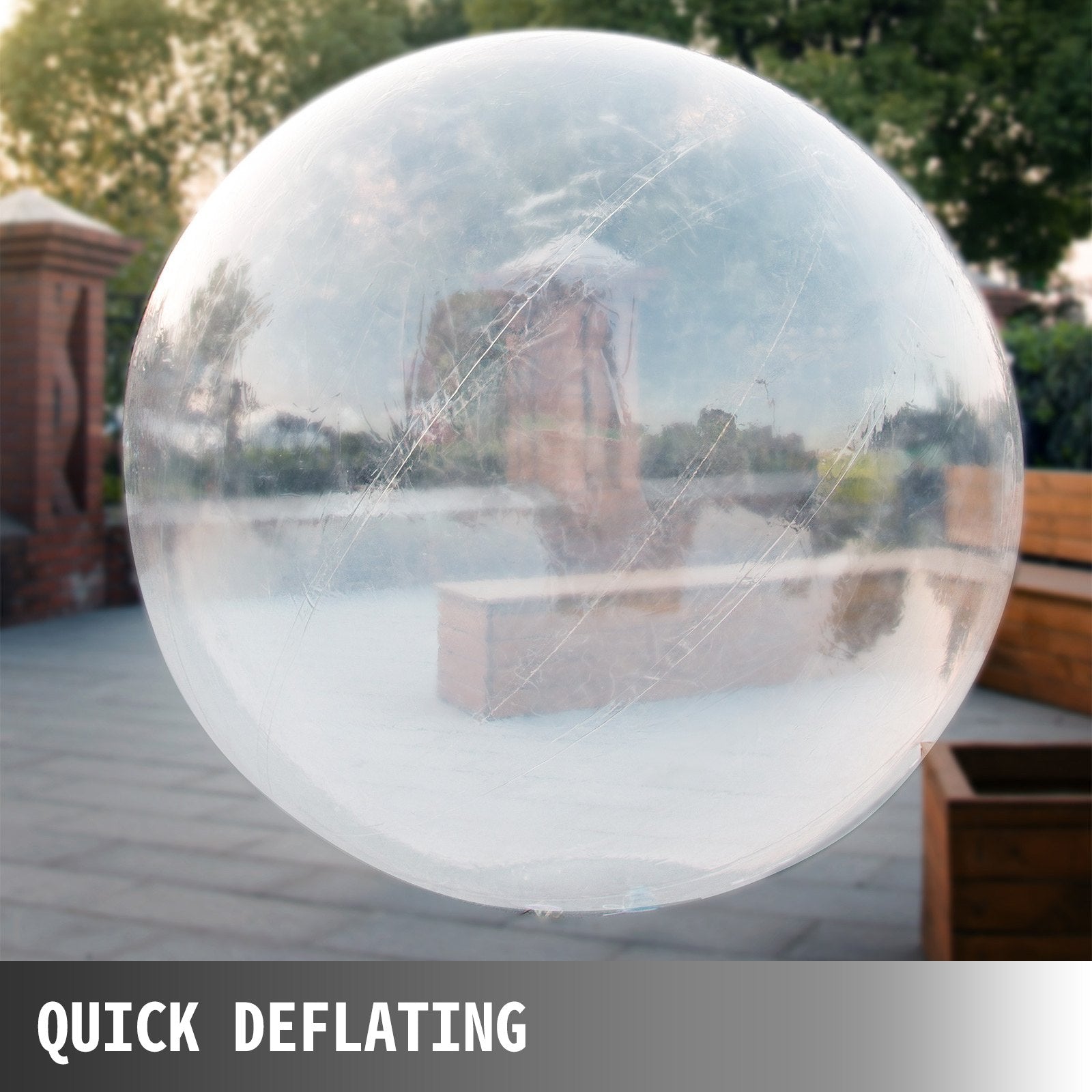 2M Walk on Water Walking Ball Roll Inflatable Zorb Ball w/ German Zipper PVC 
