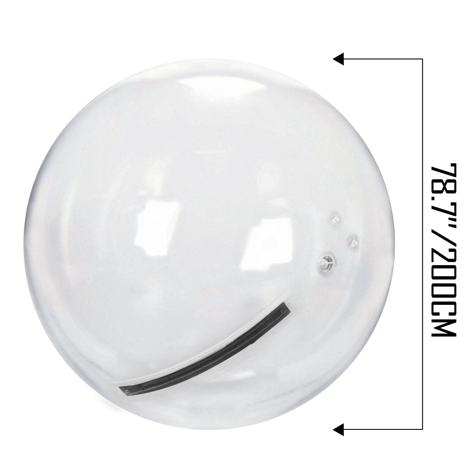 2M Walk on Water Walking Ball Roll Inflatable Zorb Ball w/ German Zipper PVC 