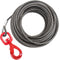 VEVOR Winch Cable 4400 lbs Capacity, Winch Wire Cable 50 Ft Length, Steel Cable Wire Rope with Self-locking Swivel Hook, 3/8 Inch Steel Core Winch Cable with Hook, for Truck Towing Lifting Pulling