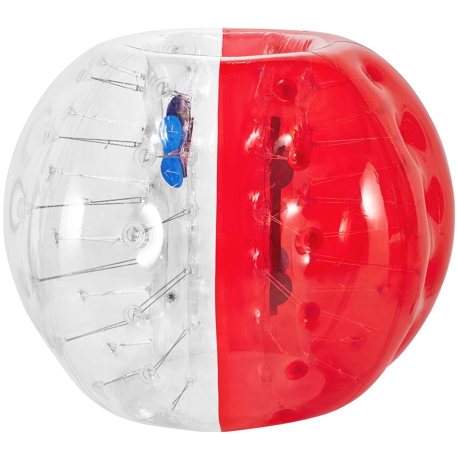VEVOR 2PCS Inflatable Bumper Ball 5 FT / 1.5M Diameter, Bubble Soccer Ball, Blow It Up in 5 Min, Inflatable Zorb Ball for Adults or Children (5 FT, Red & Blue) 