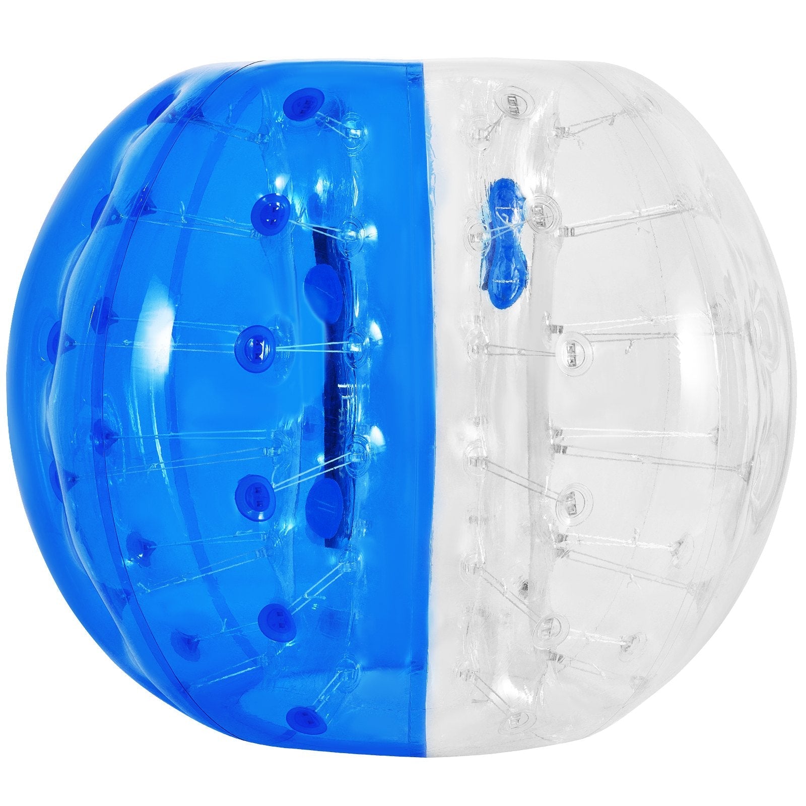 VEVOR 2PCS Inflatable Bumper Ball 5 FT / 1.5M Diameter, Bubble Soccer Ball, Blow It Up in 5 Min, Inflatable Zorb Ball for Adults or Children (5 FT, Red & Blue) 