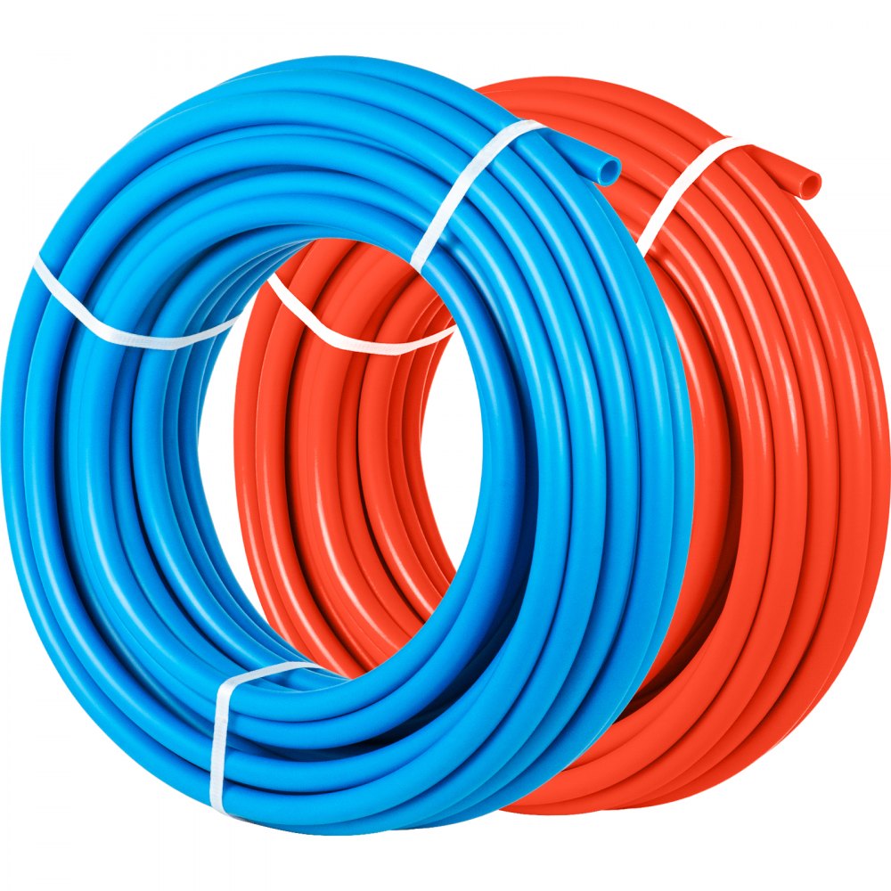 Pex Pipe 2 Rolls 1/2 inch 100 feet Plumbing Water Supply Tubing Tube Tool New 