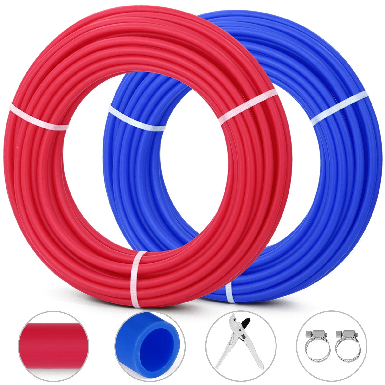 Pex Tubing O2 Oxygen Barrier Radiant Floor Heat Pex 2 Rolls Of 0.5 Inch 100ft 