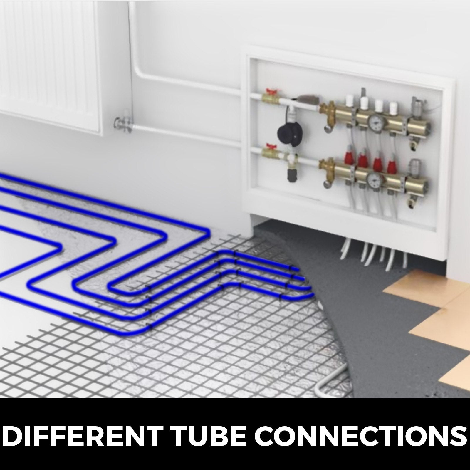 Pex Tubing O2 Oxygen Barrier Radiant Floor Heat Pex 2 Rolls Of 0.5 Inch 100ft 