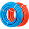 VEVOR PEX Tubing Oxygen Barrier - 2 Rolls of 1/2 Inch X 300 Feet Tube Coil - EVOH PEX-B Pipe for Residential Commercial Radiant Floor Heating Pex Pipe (1/2
