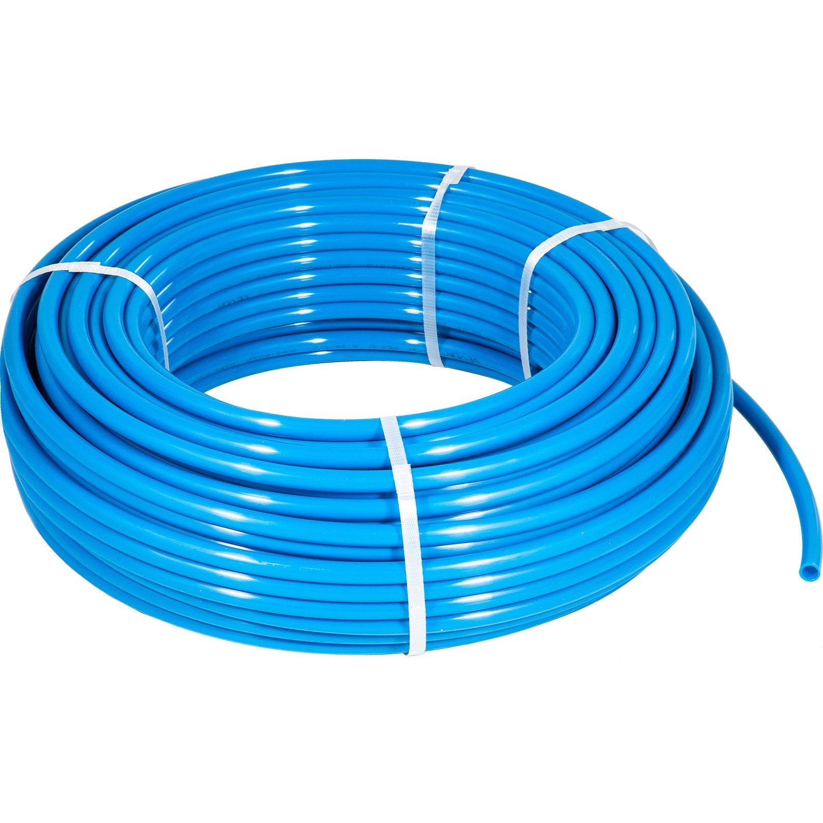 VEVOR PEX Tubing Oxygen Barrier - 2 Rolls of 1/2 Inch X 300 Feet Tube Coil - EVOH PEX-B Pipe for Residential Commercial Radiant Floor Heating Pex Pipe (1/2" O2-Barrier, 2x300Ft/Red+Blue) 