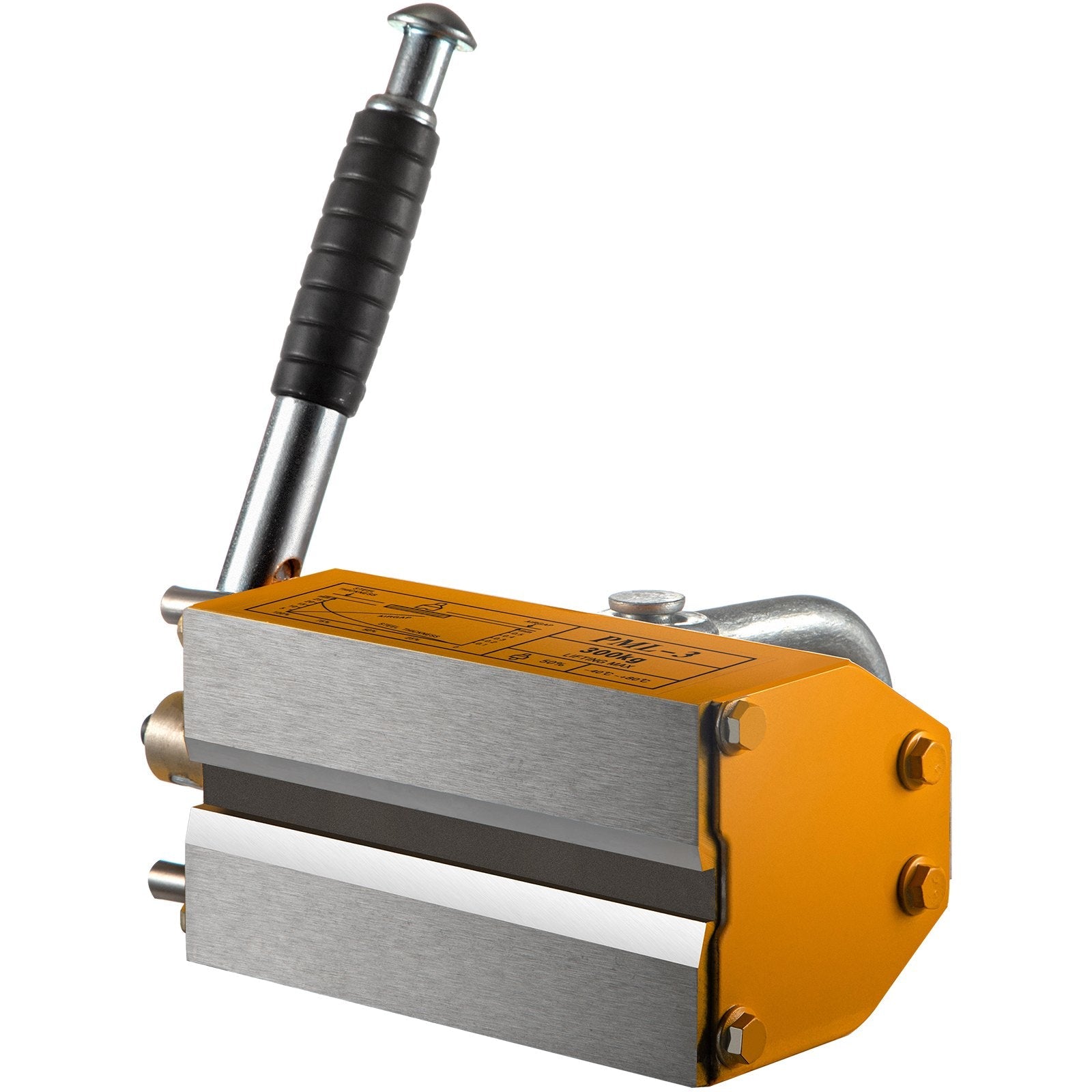 VEVOR Lifting Magnet with Release,660 Lbs Pulling Force - Steel Magnetic Lifter,Neodymium - Permanent Lift Magnets,Heavy Duty - for Hoist, Shop Crane, Block, Board 