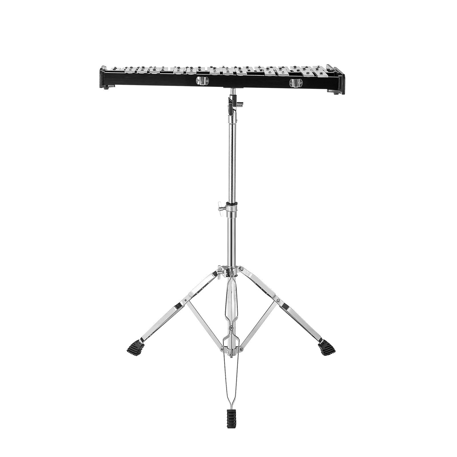 VEVOR 30 Note Glockenspiel Xylophone Bell Kit, Professional Percussion Instrument Set with Mallets, Drum Sticks, Music Stand,  8" Practice Pad, Adjustable Stand and Carrying Bag for Students & Adults 