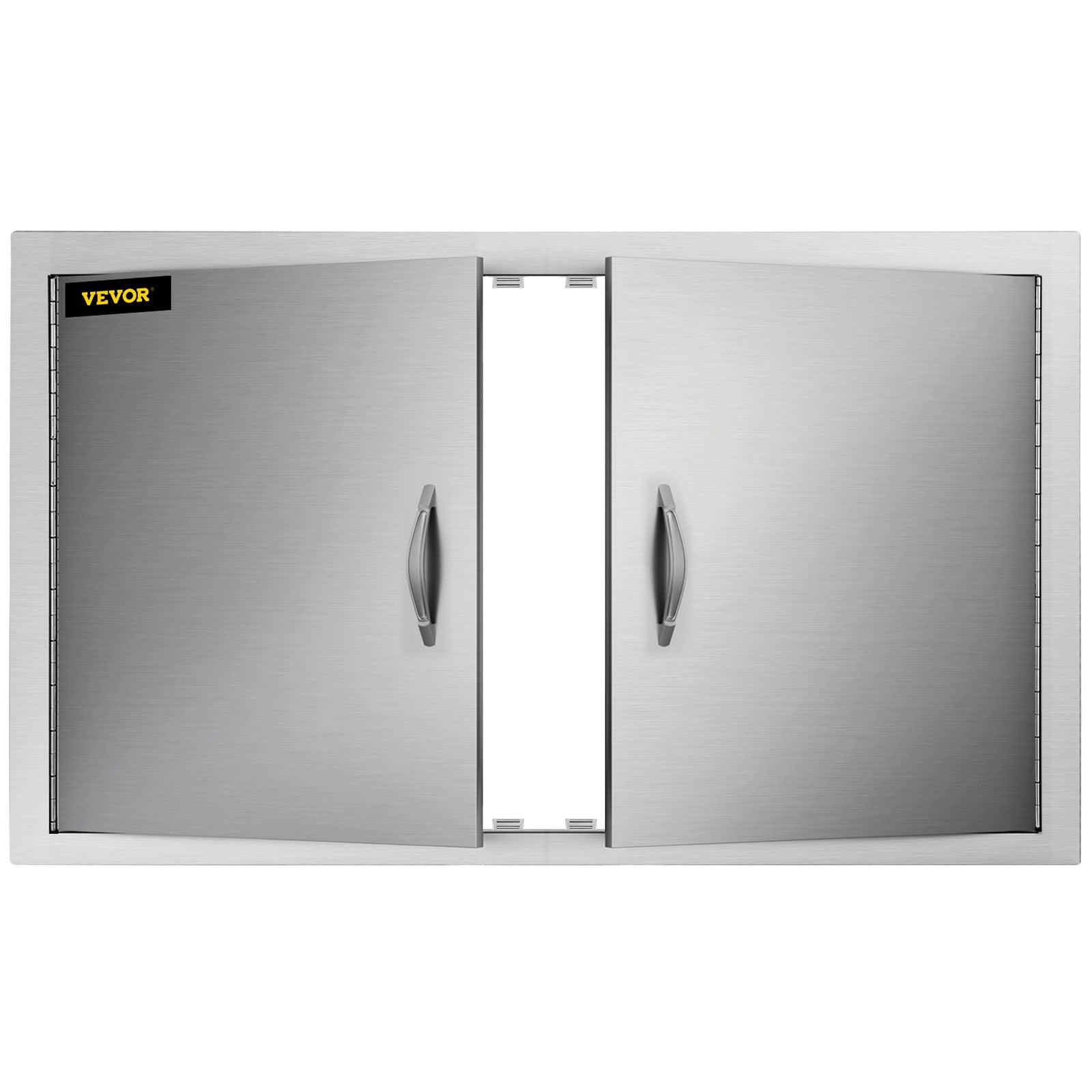 Bbq 36"x21"/90x53cm Access Double Walled Door Stainless Doors Vertical Outdoor 