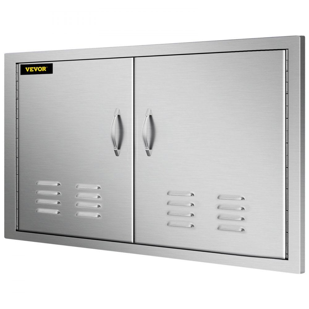 36”x21” Vented Double Access Door Double Island Outdoor Kitchen Ventilation 