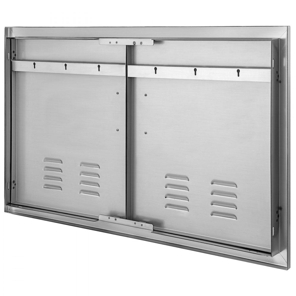 36”x21” Vented Double Access Door Double Island Outdoor Kitchen Ventilation 