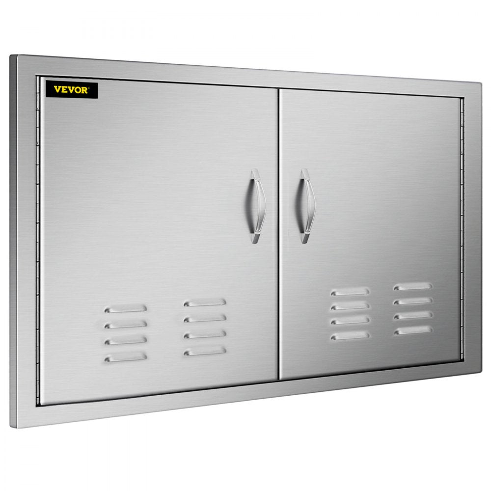 36”x21” Vented Double Access Door Double Island Outdoor Kitchen Ventilation 